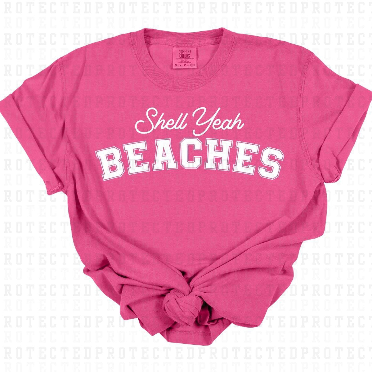 SHELL YEAH BEACHES *SINGLE COLOR* - DTF TRANSFER