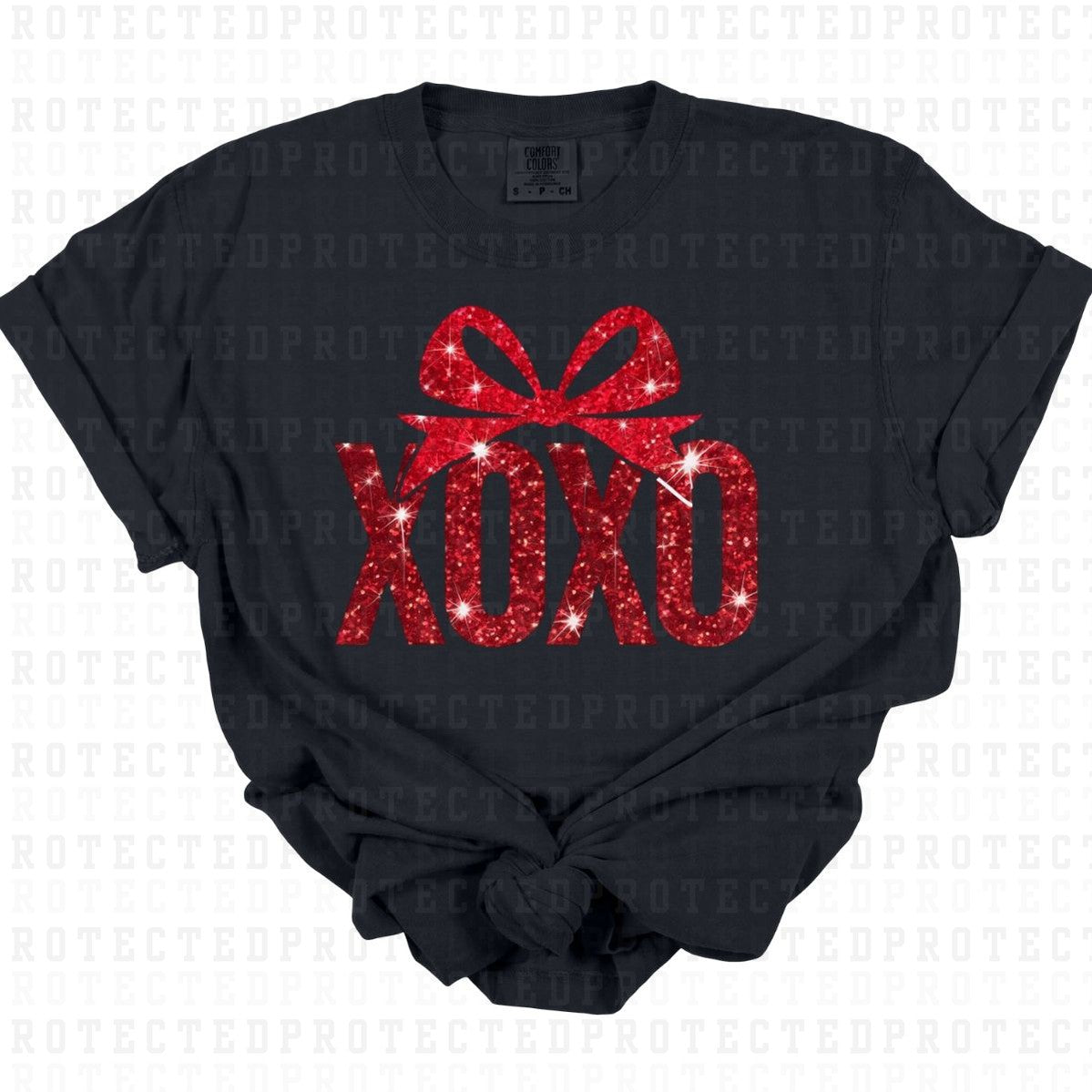 XOXO *FAUX SEQUIN* - DTF TRANSFER