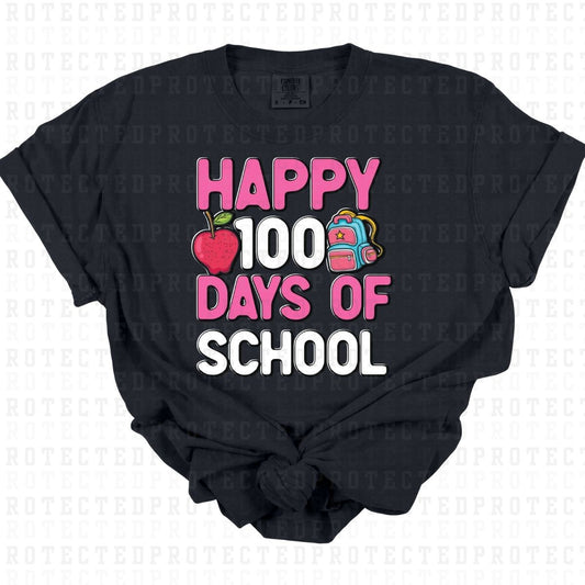 HAPPY 100 DAYS OF SCHOOL - DTF TRANSFER