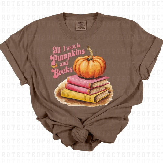 PUMPKINS AND BOOKS - DTF TRANSFER