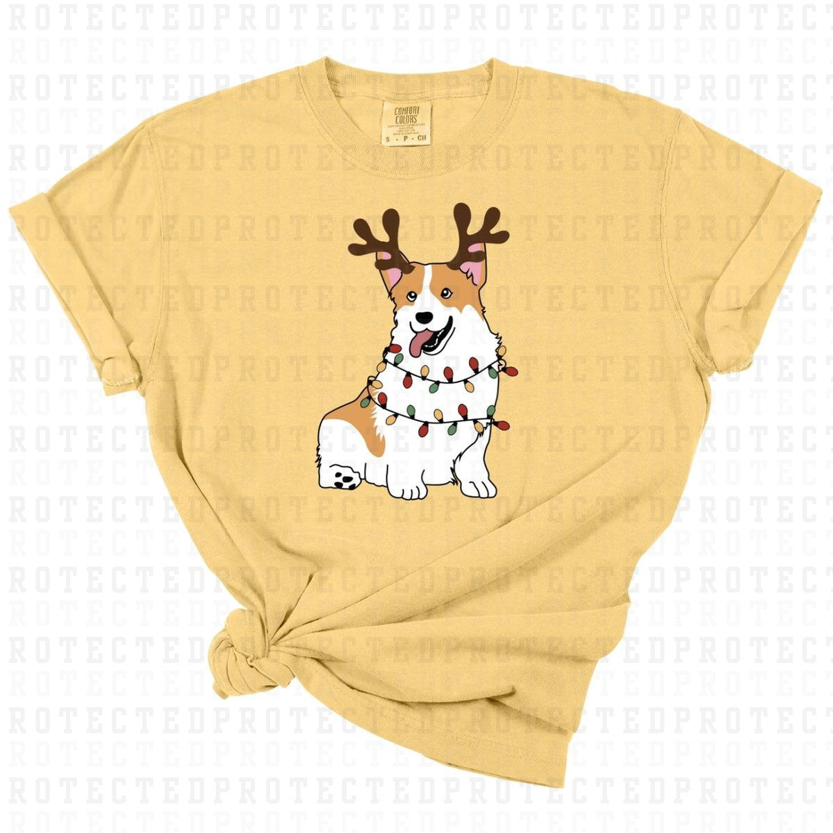 REINDEER CORGI - DTF TRANSFER