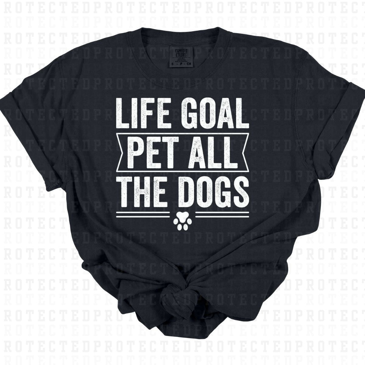 PET ALL THE DOGS *SINGLE COLOR* - DTF TRANSFER