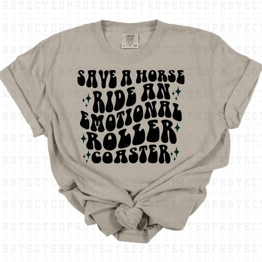 SAVE A HORSE *SINGLE COLOR* - DTF TRANSFER