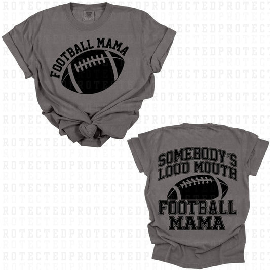 FOOTBALL MAMA *SINGLE COLOR*(FULL FRONT/FULL BACK) - DTF TRANSFER