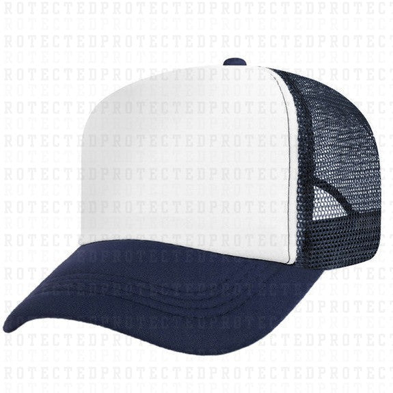 BLANK TRUCKER HATS - ADULT