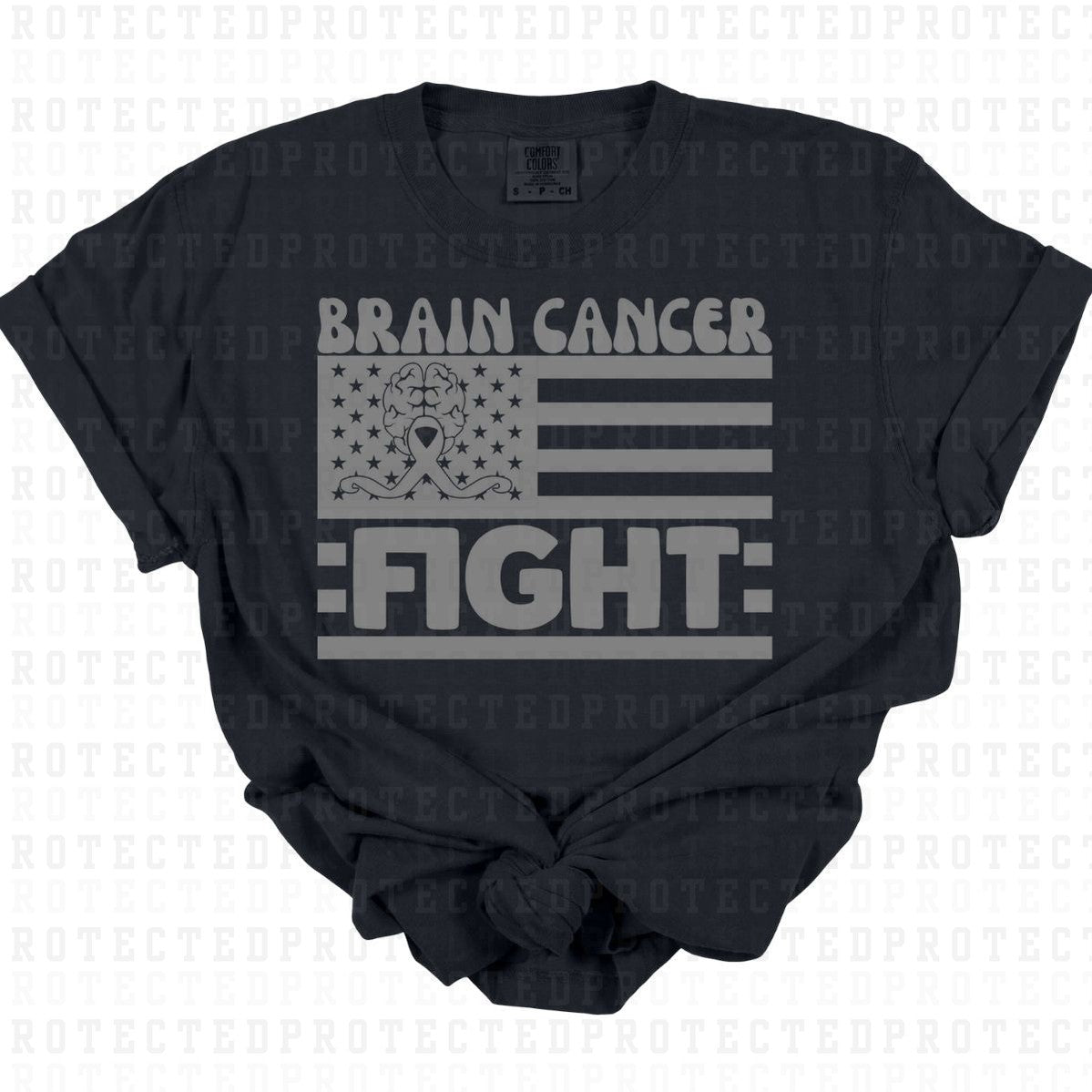 BRAIN CANCER FIGHT *SINGLE COLOR* - DTF TRANSFER