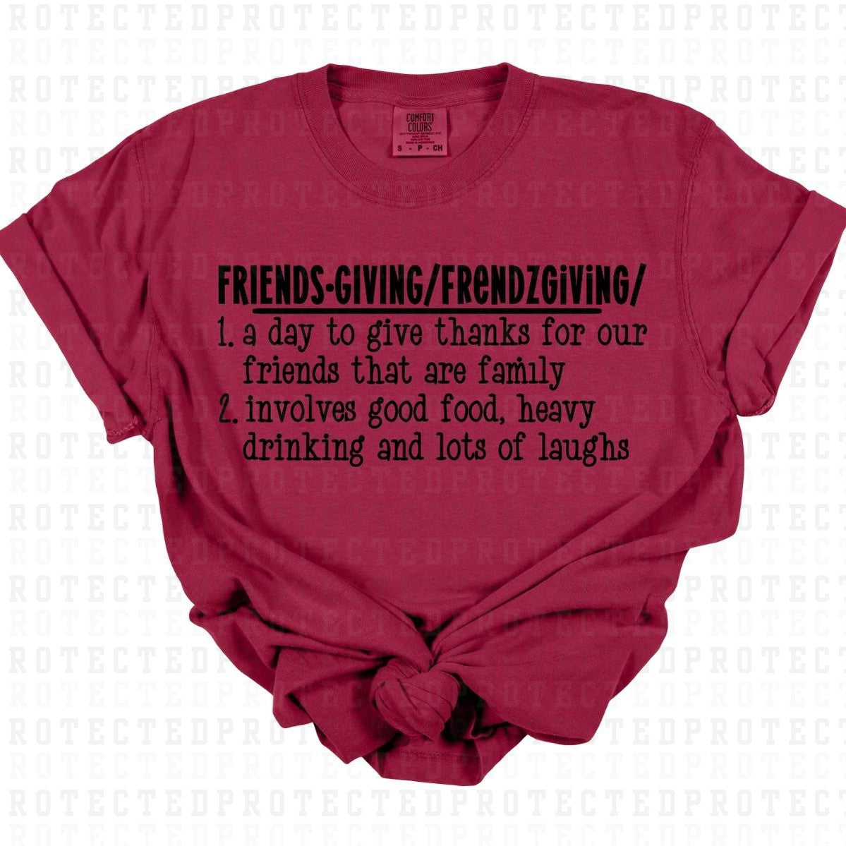 FRIENDSGIVING DEFINITION *SINGLE COLOR* - DTF TRANSFER