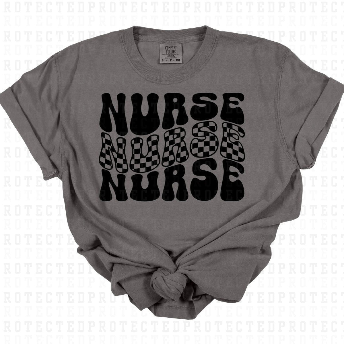 NURSE 3X *SINGLE COLOR* - DTF TRANSFER