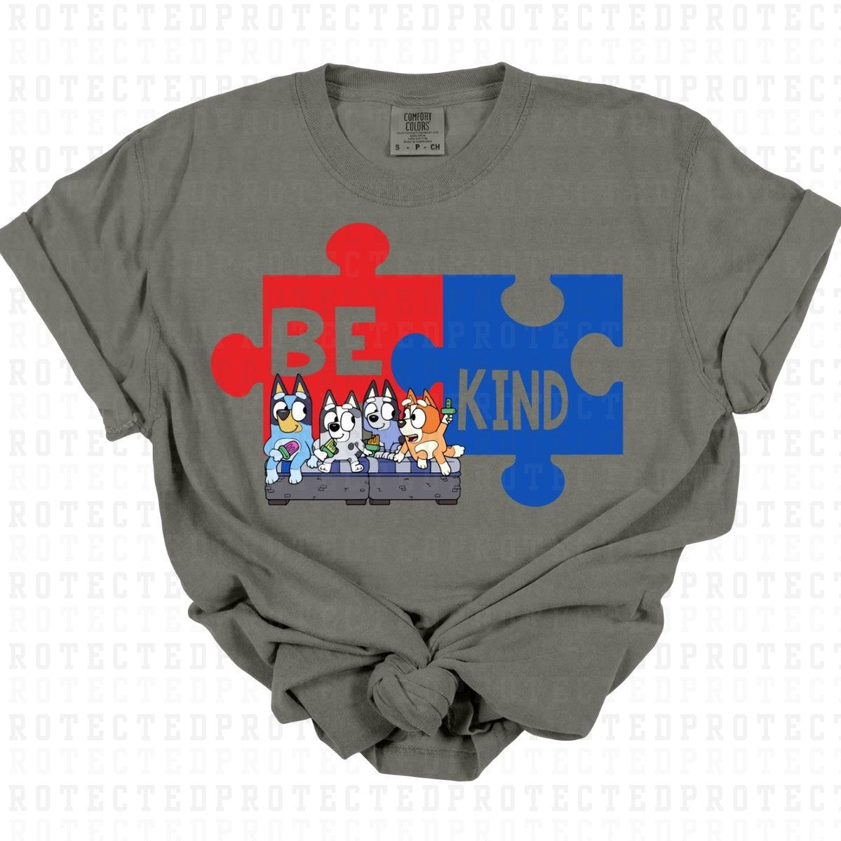 BE KIND *BLUE DOG* - DTF TRANSFER