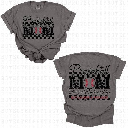 BASEBALL MOM (FULL FRONT+FULL BACK)