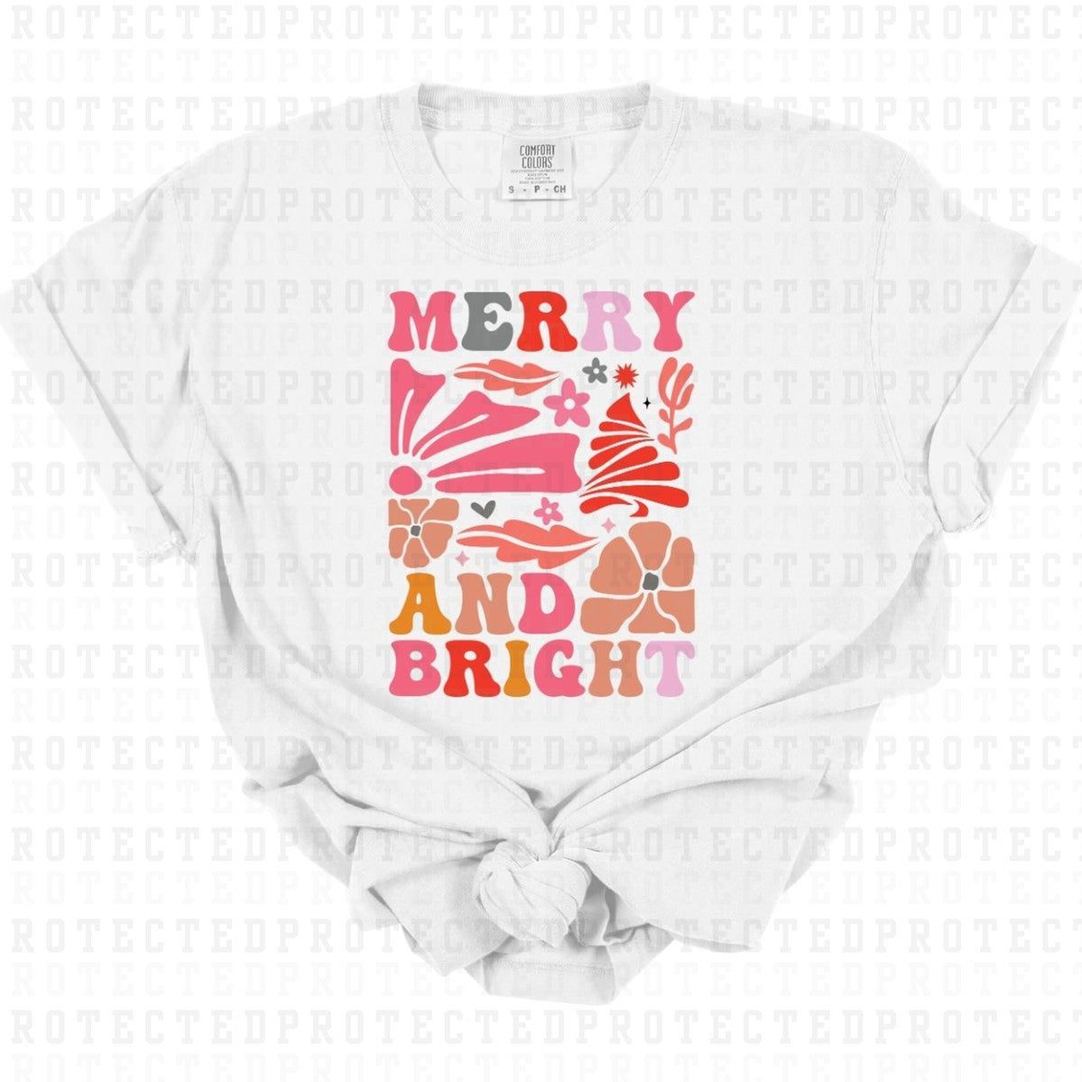 MERRY & BRIGHT - DTF TRANSFER