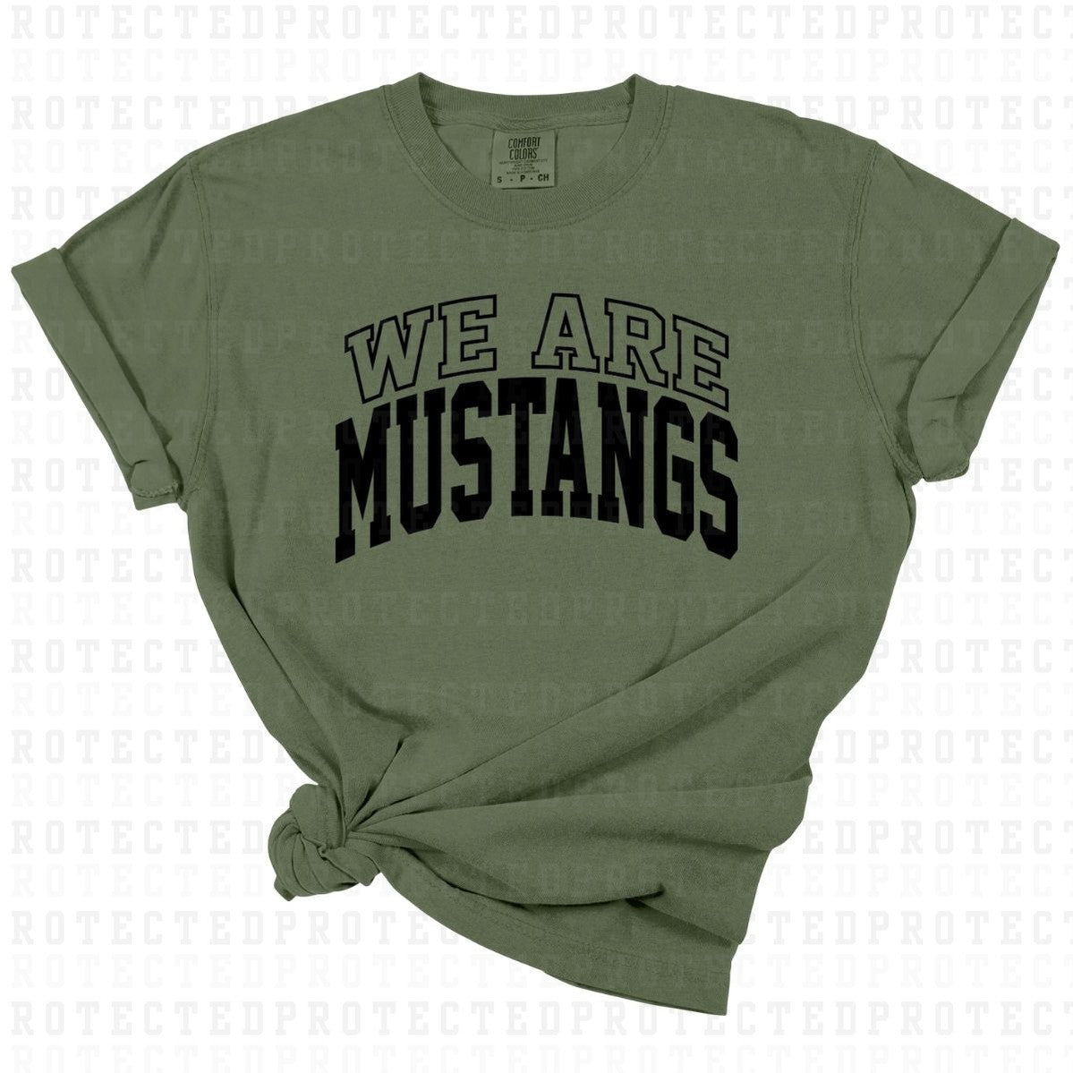 WE ARE MUSTANGS *SINGLE COLOR* - DTF TRANSFER