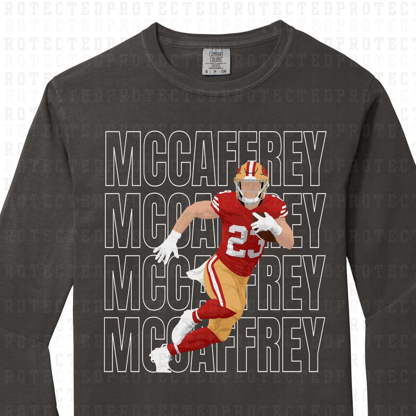 MCCAFFREY X4 - WHITE FONT - DTF TRANSFER