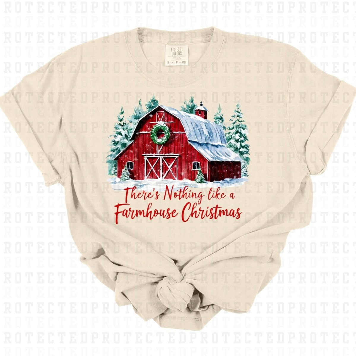 FARMHOUSE CHRISTMAS - DTF TRANSFER