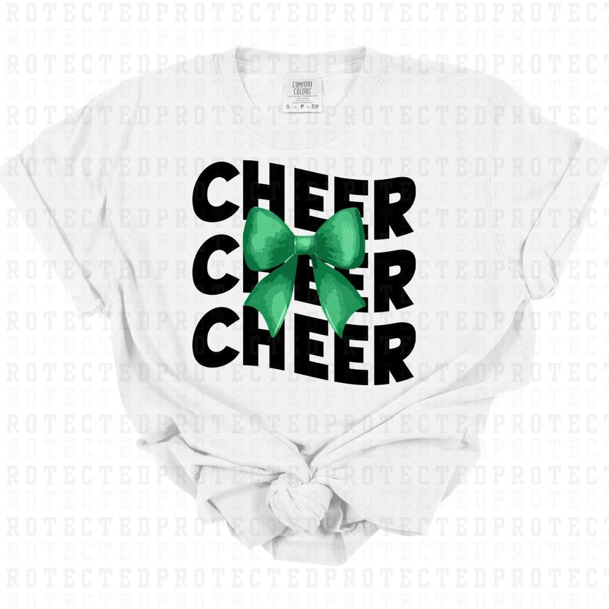 COQUETTE CHEER *BLACK/GREEN*- DTF TRANSFER