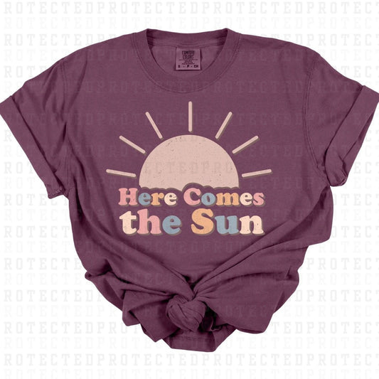 HERE COMES THE SUN - DTF TRANSFER