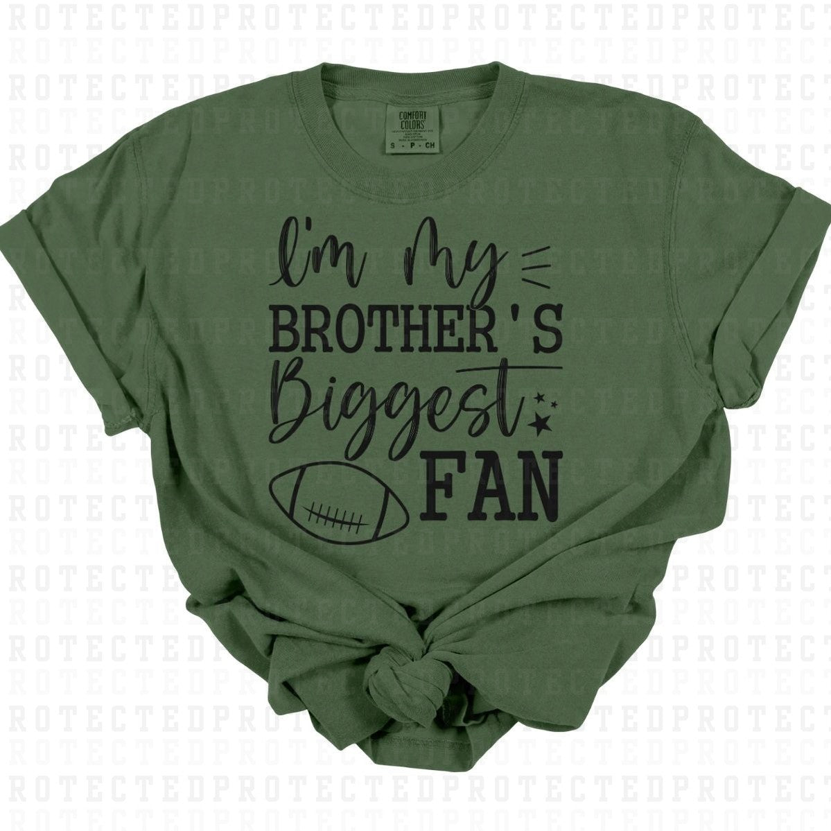 BROTHERS BIGGEST FAN *SINGLE COLOR* - DTF TRANSFER