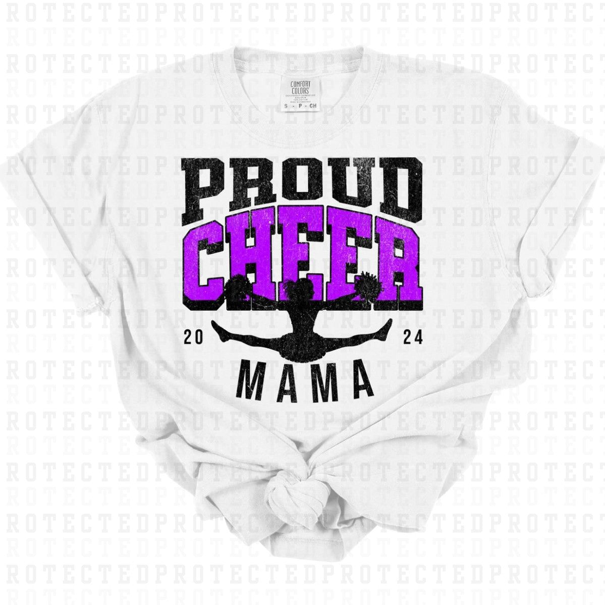 PROUD CHEER MAMA - DTF TRANSFER