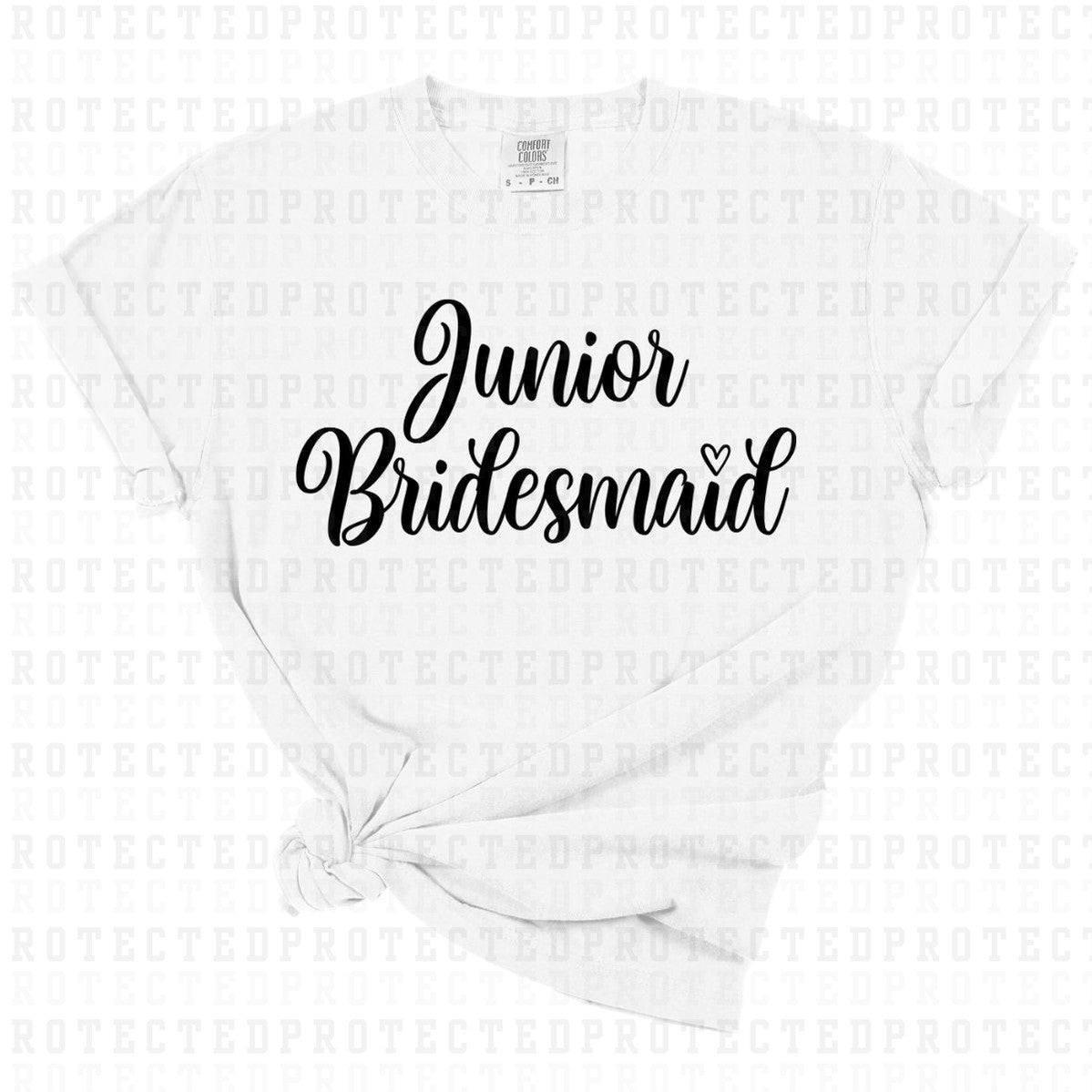 JUNIOR BRIDESMAID *SINGLE COLOR* - DTF TRANSFER