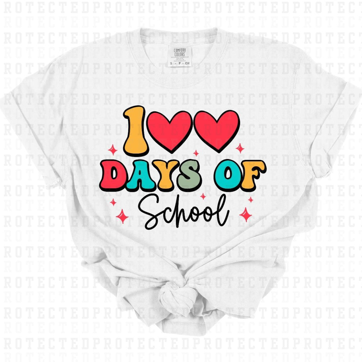 100 DAYS OF SCHOOL - DTF TRANSFER