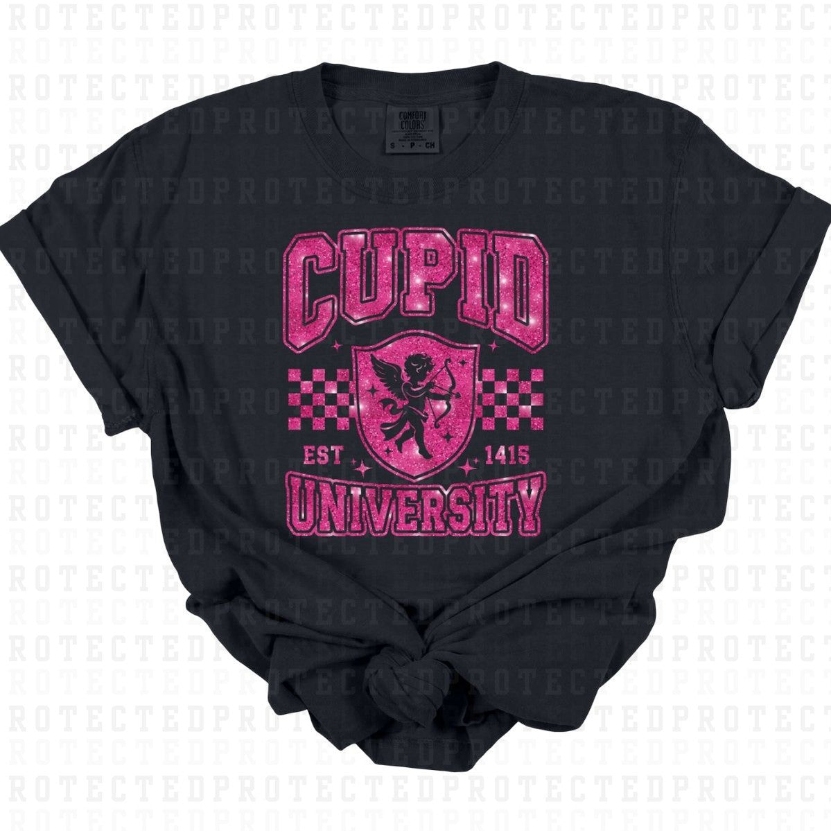 CUPID UNIVERSITY *FAUX SEQUIN* - DTF TRANSFER