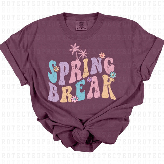 SPRING BREAK *W/GRUNGE* - DTF TRANSFER