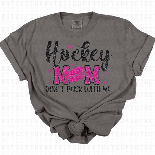 HOCKEY MOM *FAUX SEQUIN* - DTF TRANSFER