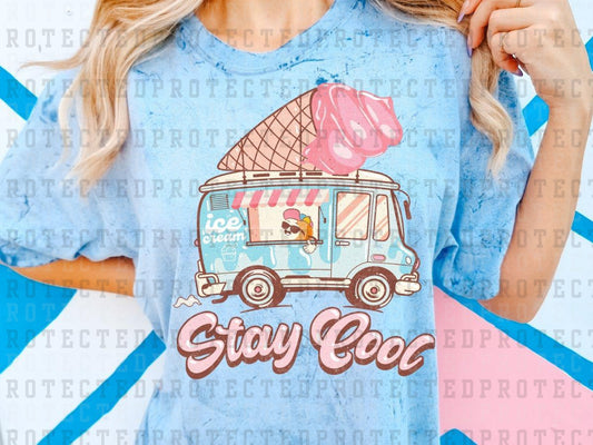 STAY COOL - ICE CREAM TRUCK - DTF TRANSFER