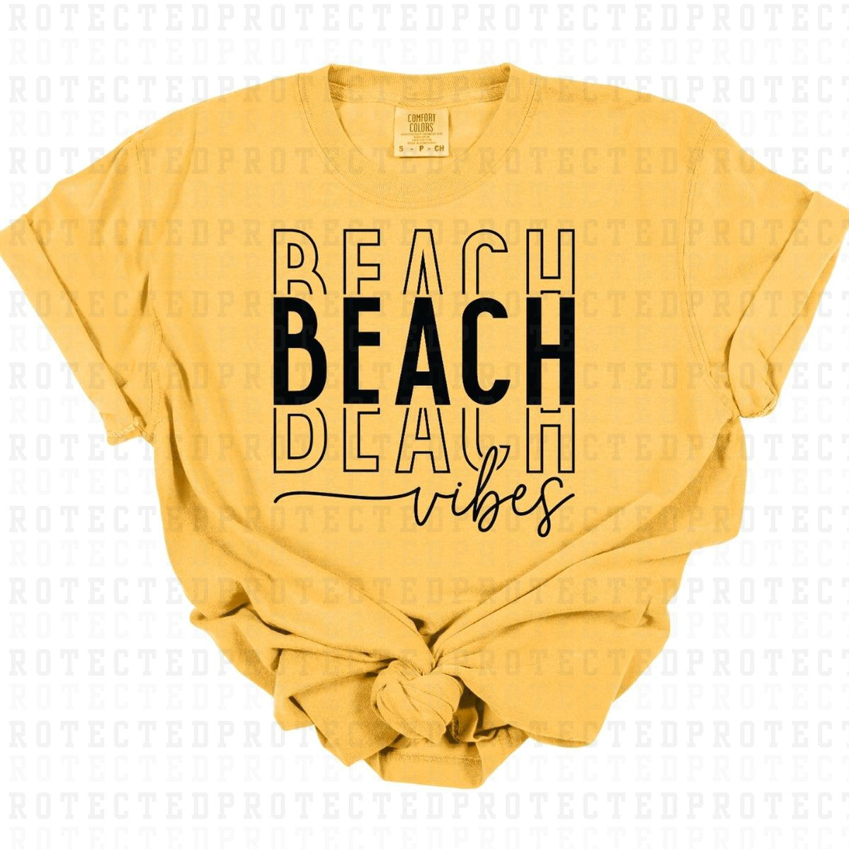 BEACH VIBES *SINGLE COLOR* - DTF TRANSFER