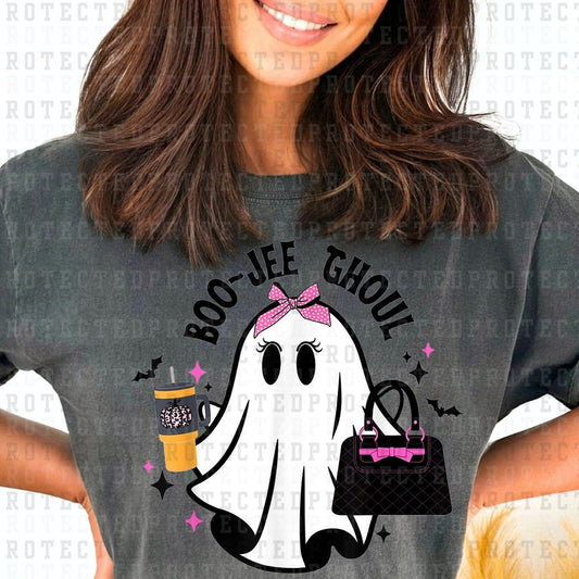 BOO-JEE GHOUL *GHOST TUMBLER & PURSE* - DTF TRANSFER