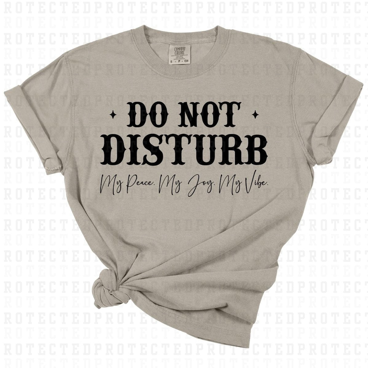 DO NOT DISTURB *SINGLE COLOR* - DTF TRANSFER