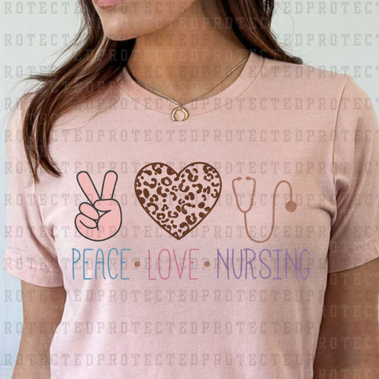 PEACE LOVE NURSING - DTF TRANSFER