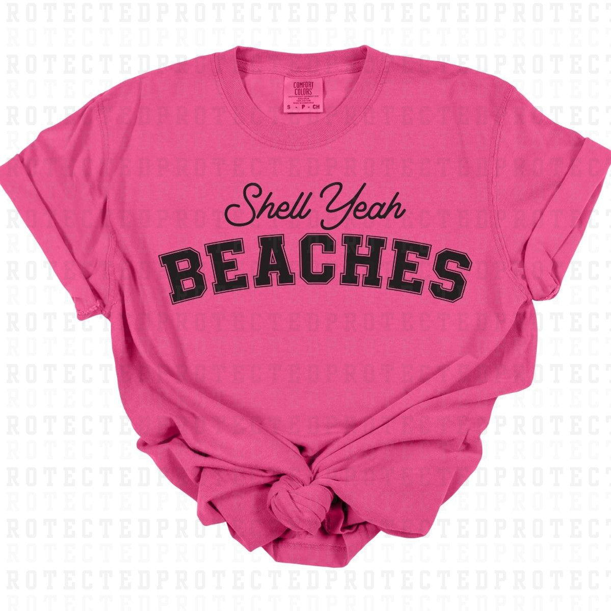 SHELL YEAH BEACHES *SINGLE COLOR* - DTF TRANSFER