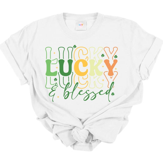 LUCKY & BLESSED - DTF TRANSFER