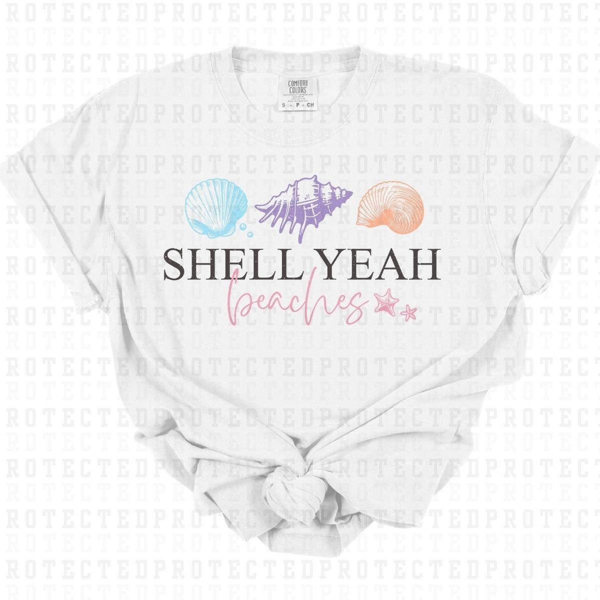 SHELL YEAH BEACHES - DTF TRANSFER