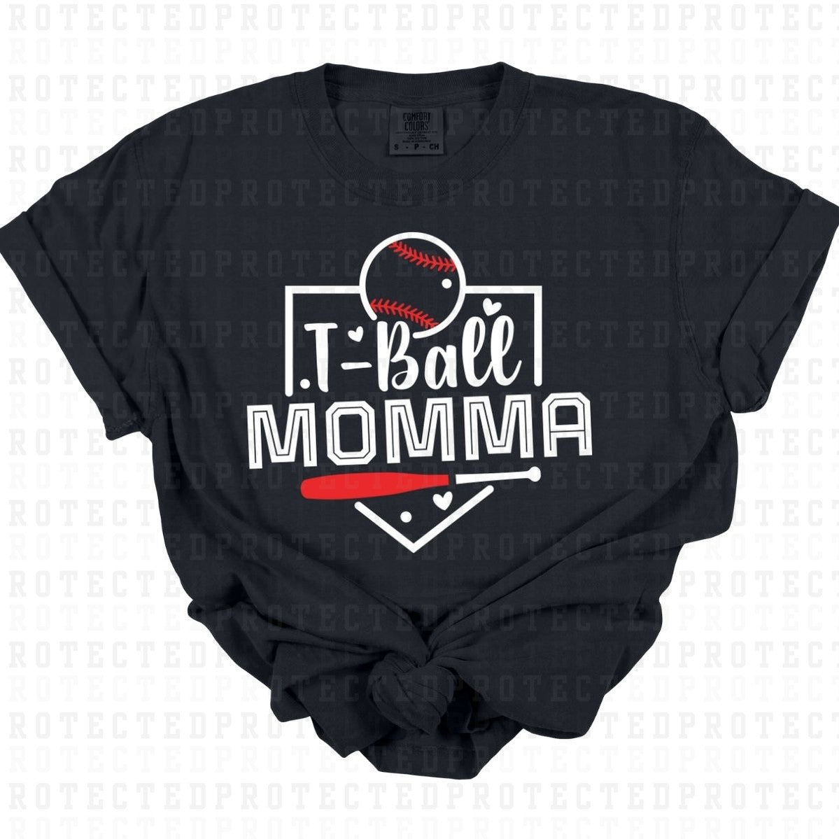 T-BALL MOMMA *WHITE* - DTF TRANSFER