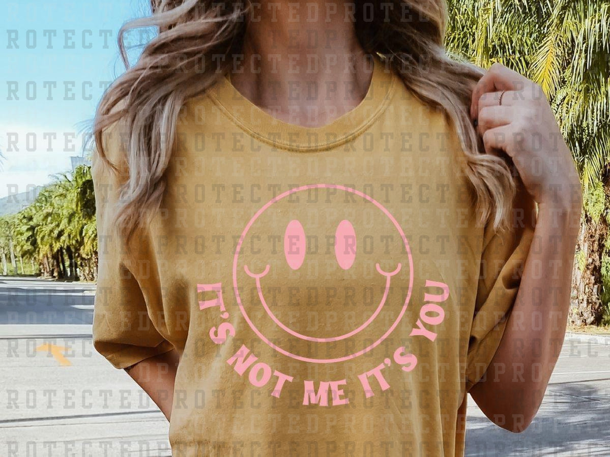 IT'S NOT ME, IT'S YOU *SINGLE COLOR* - DTF TRANSFER