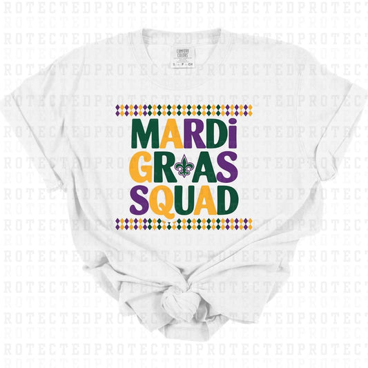 MARDI GRAS SQUAD - DTF TRANSFER