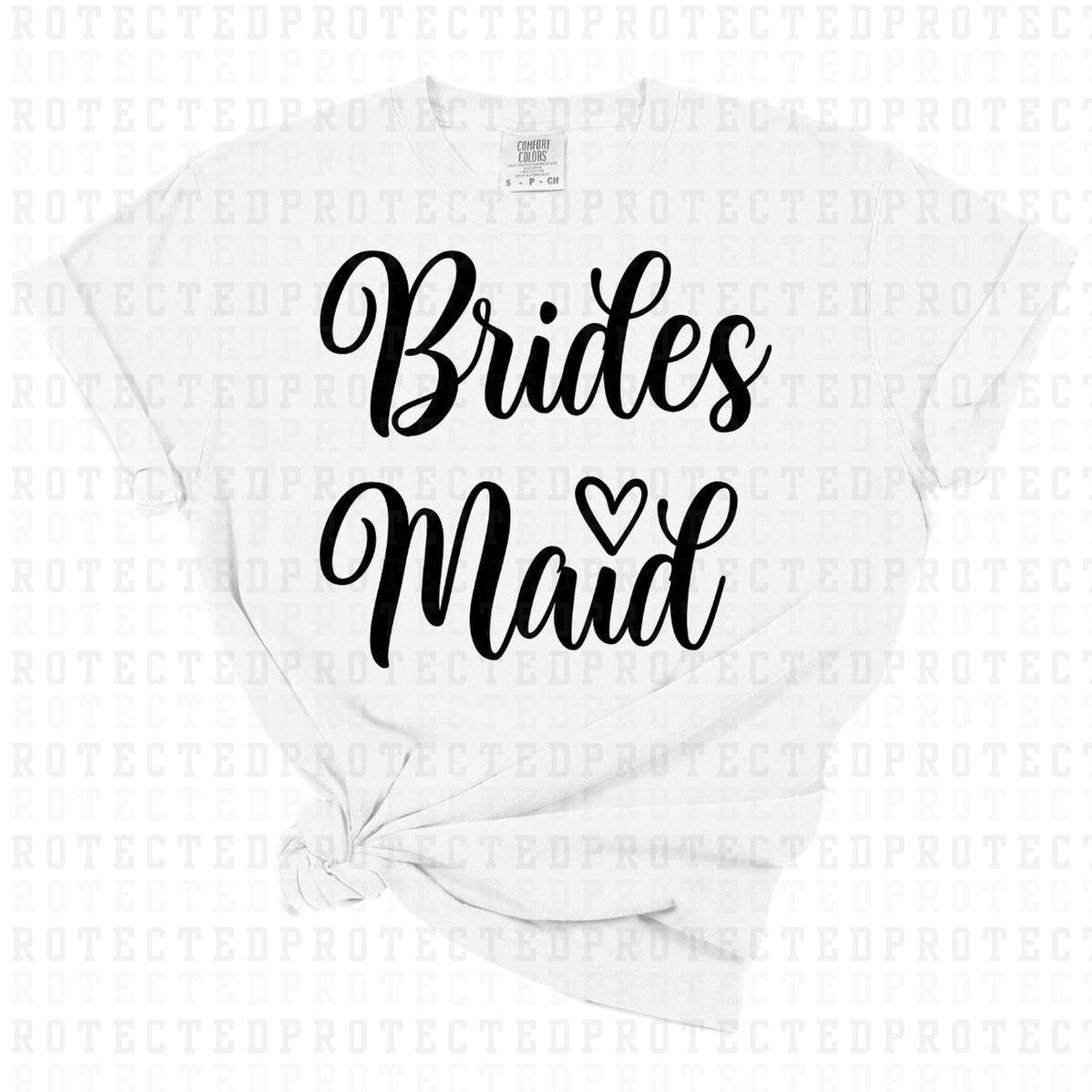 BRIDESMAID *SINGLE COLOR* - DTF TRANSFER