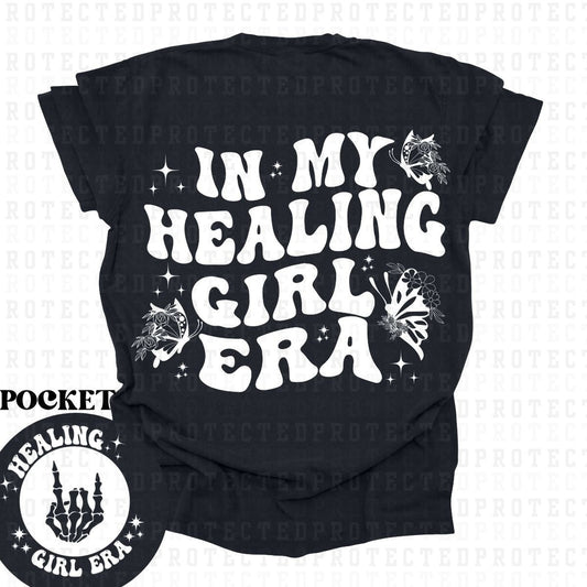 HEALING GIRL ERA *SINGLE COLOR* (POCKET/BACK) - DTF TRANSFER