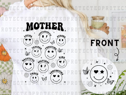 MOTHER (SINGLE COLOR/POCKET/BACK) - DTF TRANSFER