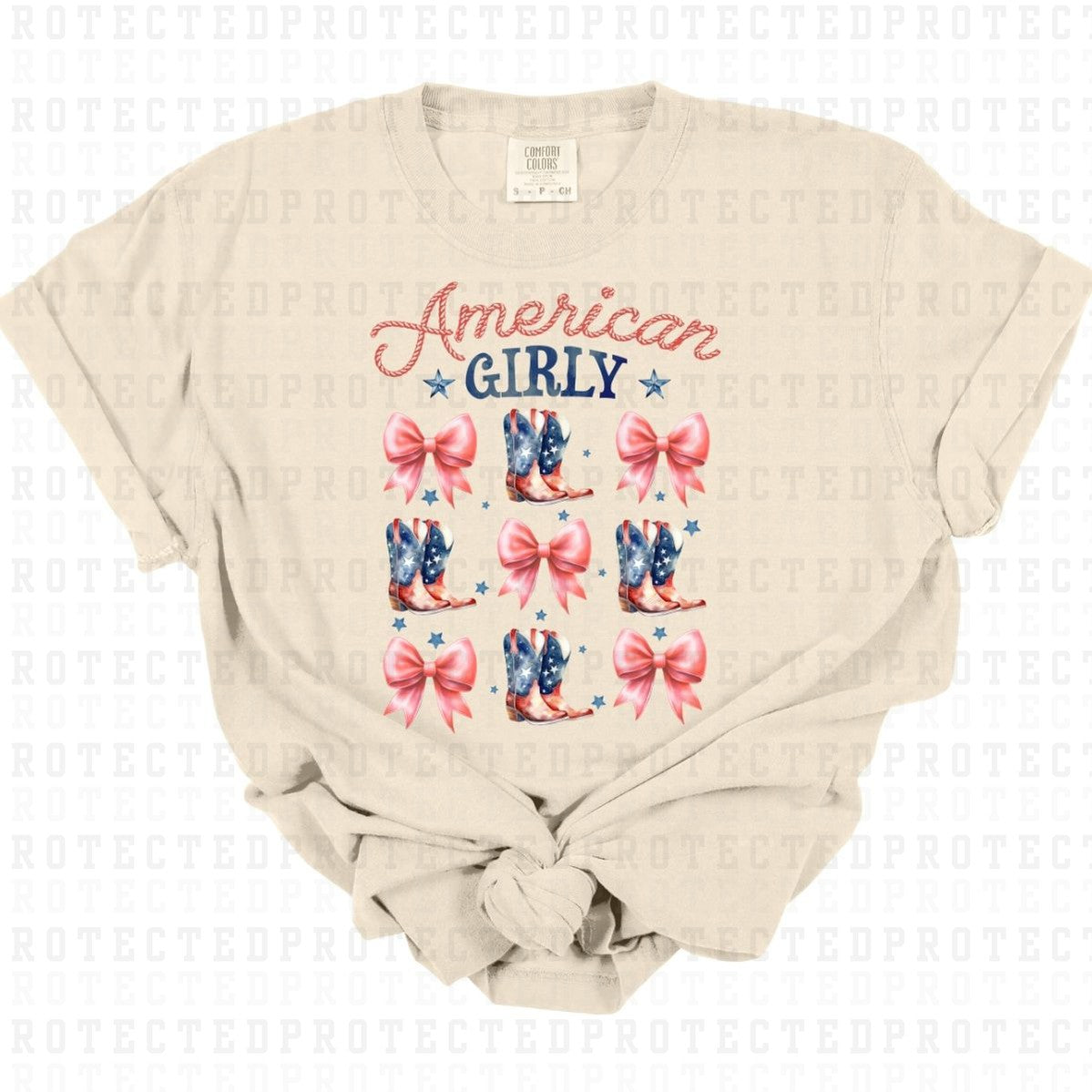 COQUETTE AMERICAN GIRLY - DTF TRANSFER