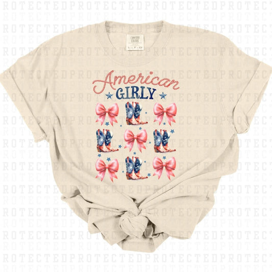 COQUETTE AMERICAN GIRLY - DTF TRANSFER