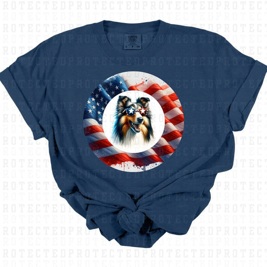 PATRIOTIC DOG - DTF TRANSFER