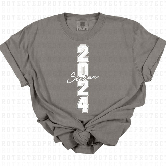 2024 SENIOR *WHITE - SINGLE COLOR* - DTF TRANSFER