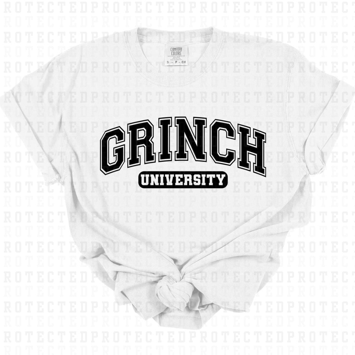 GR!NCH UNIVERSITY *SINGLE COLOR* - DTF TRANSFER