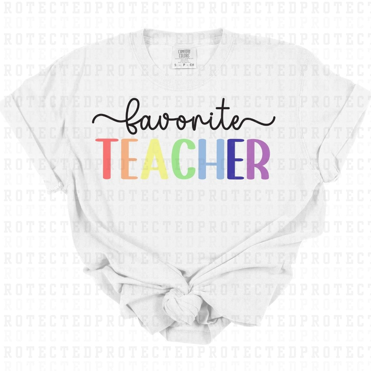 FAVORITE TEACHER - DTF TRANSFER