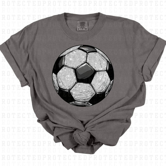 SOCCER BALL *FAUX SEQUIN* - DTF TRANSFER