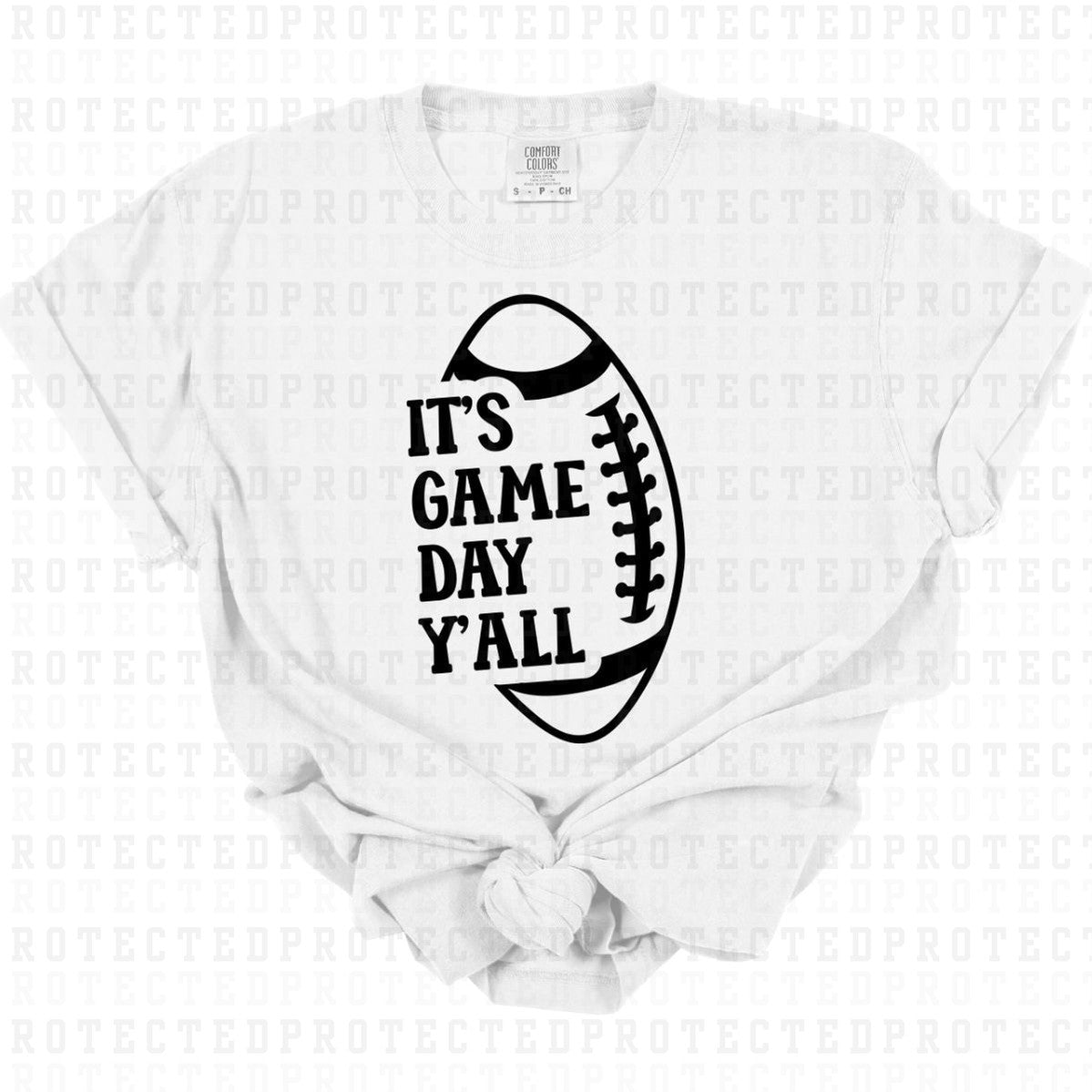 ITS GAME DAY *SINGLE COLOR* - DTF TRANSFER