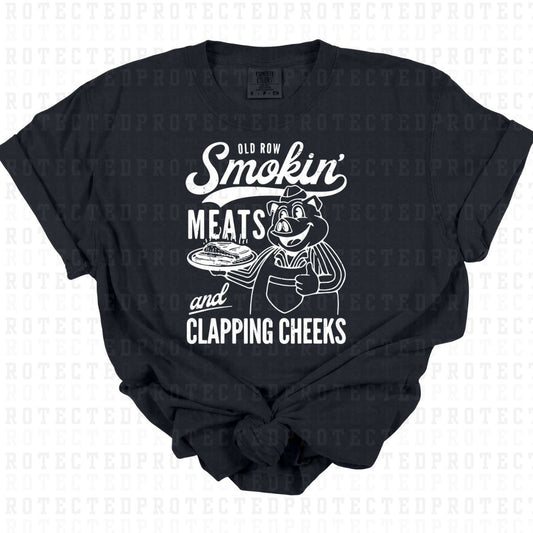 SMOKIN MEATS & CLAPPING CHEEKS *SINGLE COLOR* - DTF TRANSFER